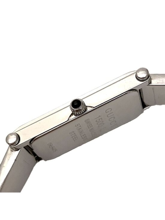 Gucci Square Bangle Watch Gross SS Black Dial main image 7